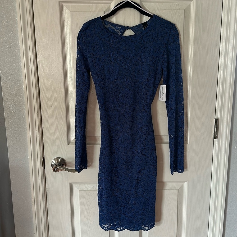 Windsor blue lace dress